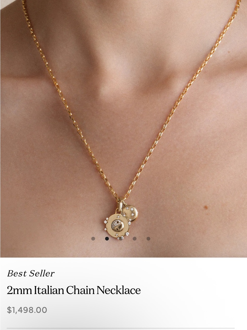 Adina Reyter Italian Chain 2 mm - Women's Jewelry - Picture 3 of 11